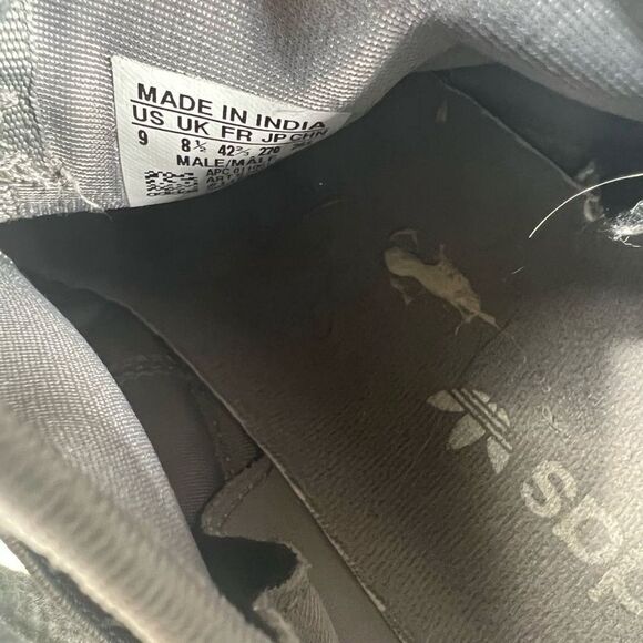 Adidas Mens Tubular Radial Charcoal Solid Grey Lace‎ Up Shoes Size 9 - Picture 9 of 9